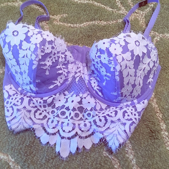 Soutien-Gorge Victoria's Secret Dream Angels 32D | Demi Doublé Rouge Avec Étiquettes | BLING